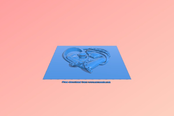 Painting mother and baby | 3d print model