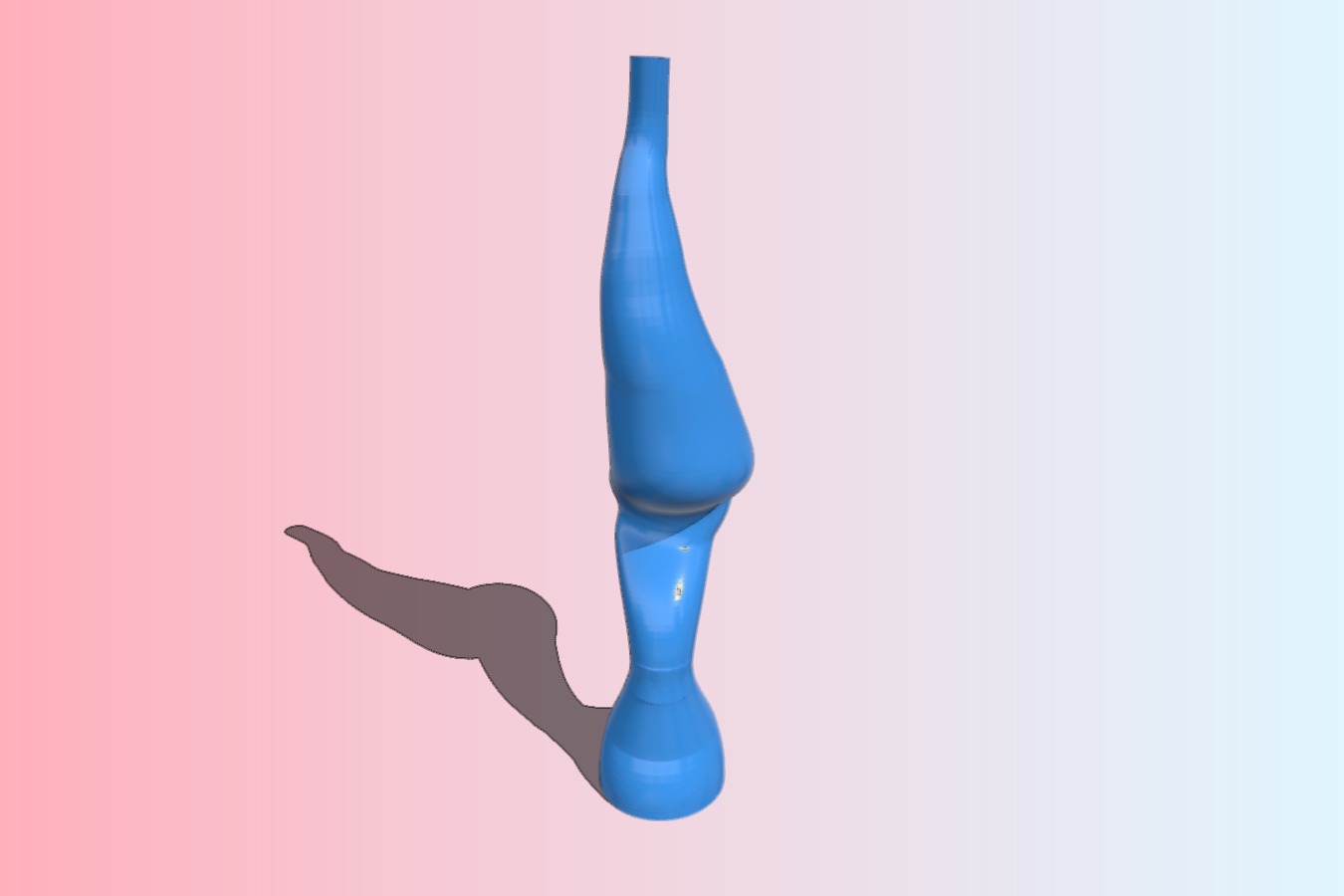 Impractical vase