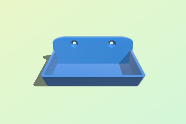 Wall Mounted Tray | 3d print model