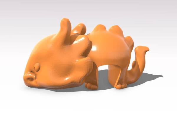 Decorative  Dinosaur | 3d print model