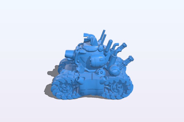 Metal Slug SV001 Tank - Remix | 3d print model