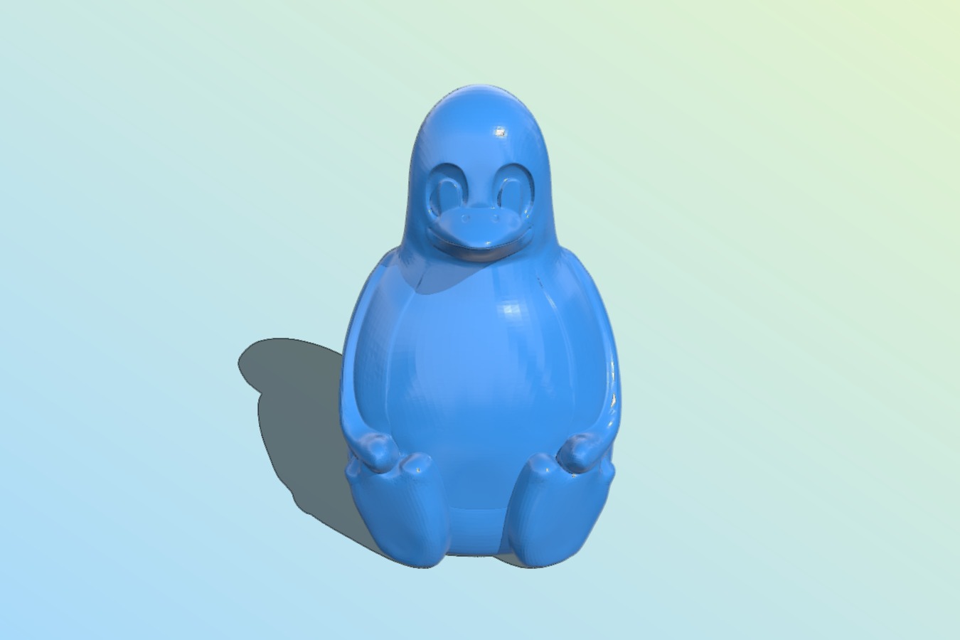Sitting Tux