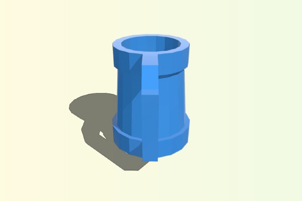 Mini-Tankard - Low Poly | 3d print model