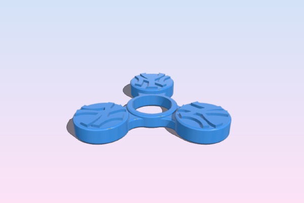 Yankees Fidget Spinner - Wingnut2k | 3d print model