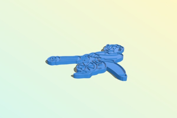 Heavy Gunner Pin | 3d print model
