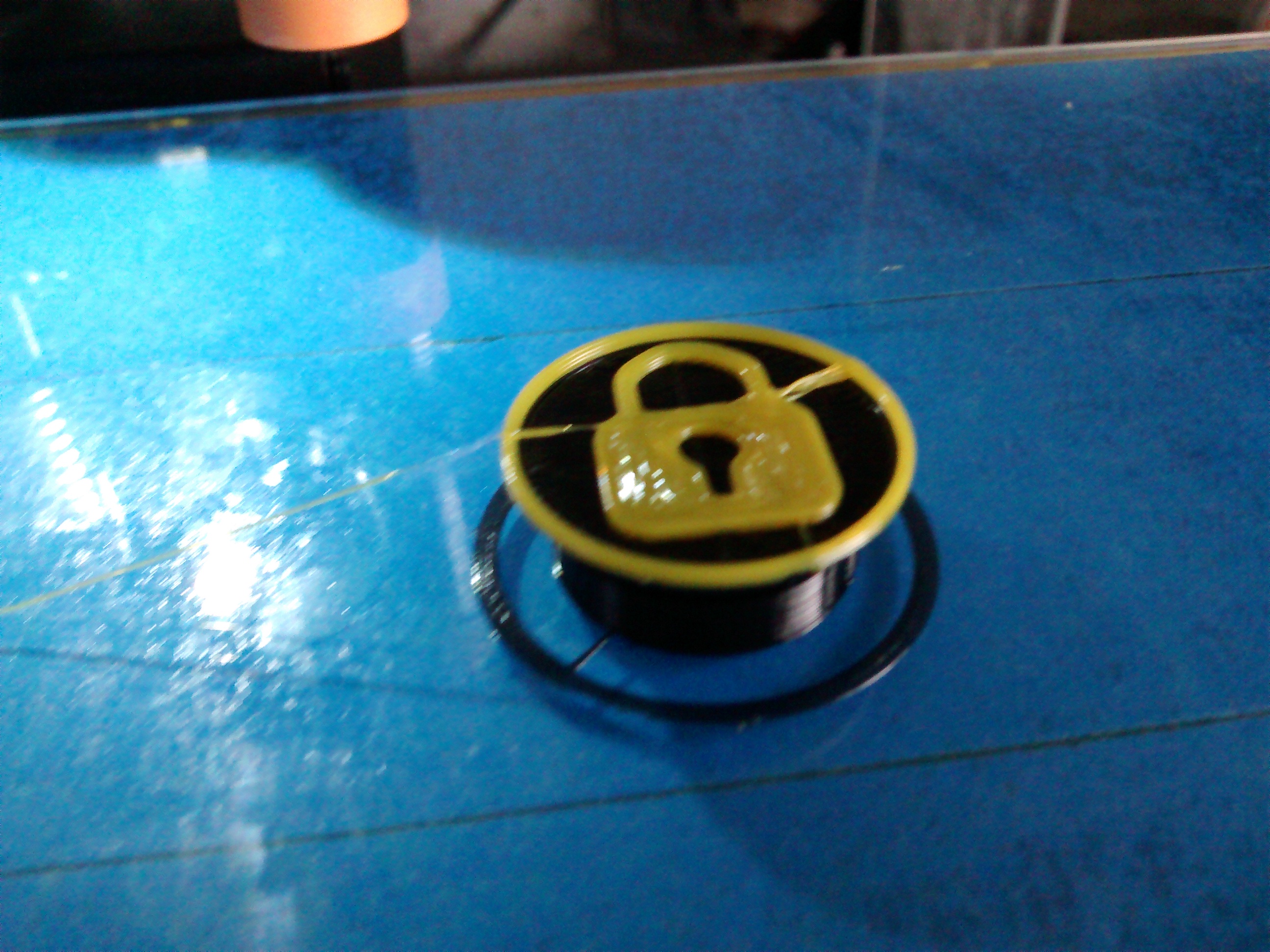 Tiny Disc Lock Reminder