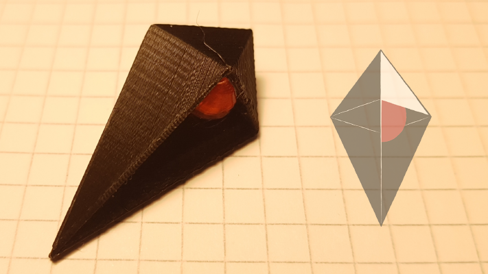 No Mans Sky - Atlas Stone Keychain | 3d print model