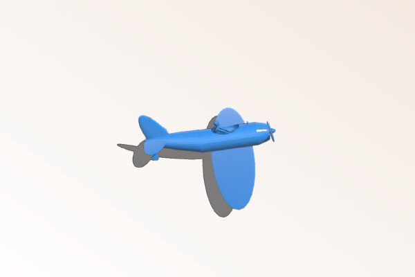 P-26 fighter | 3d print model