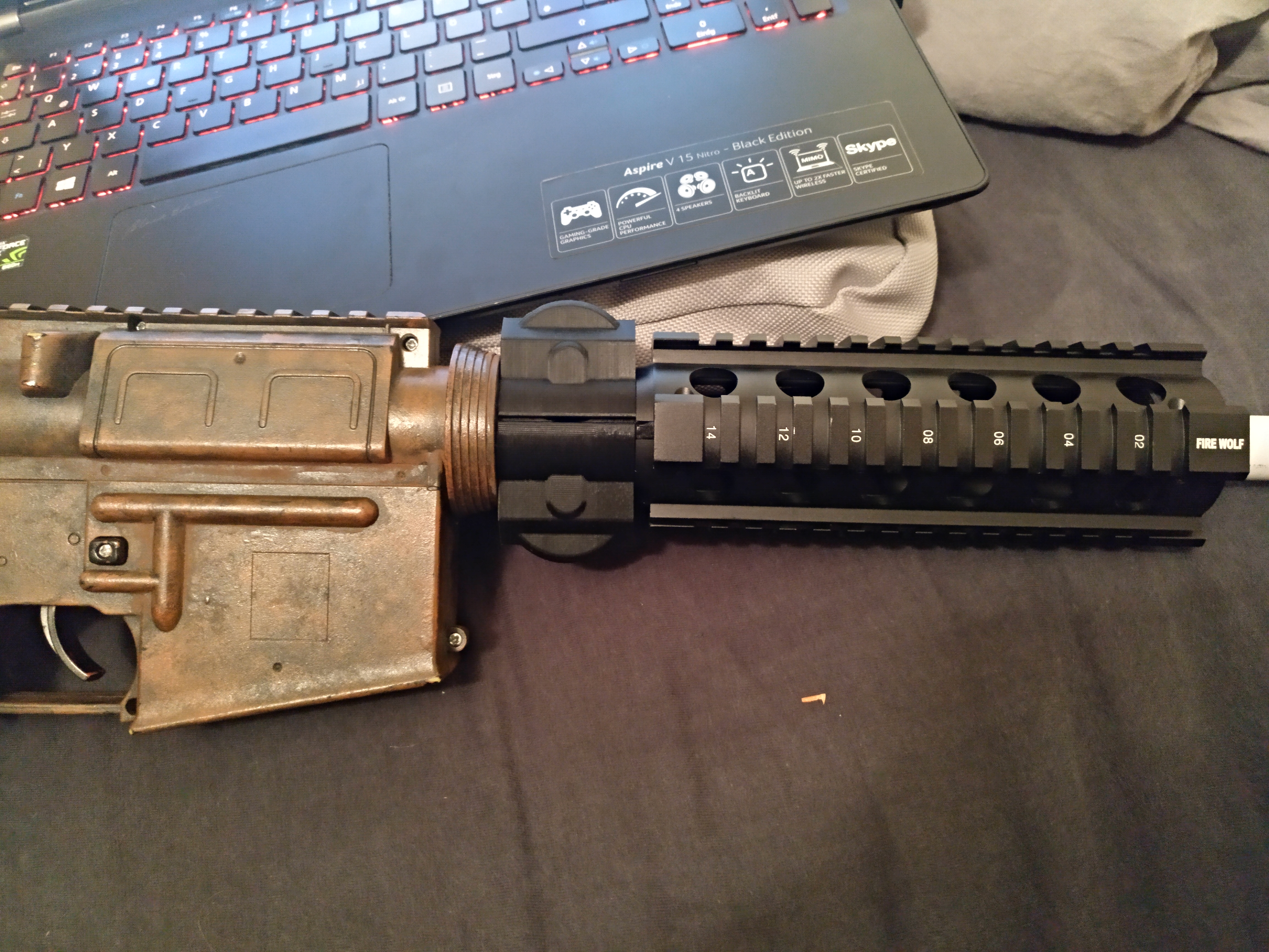 Photon Storm NERF Flywheelcage for metal handguard