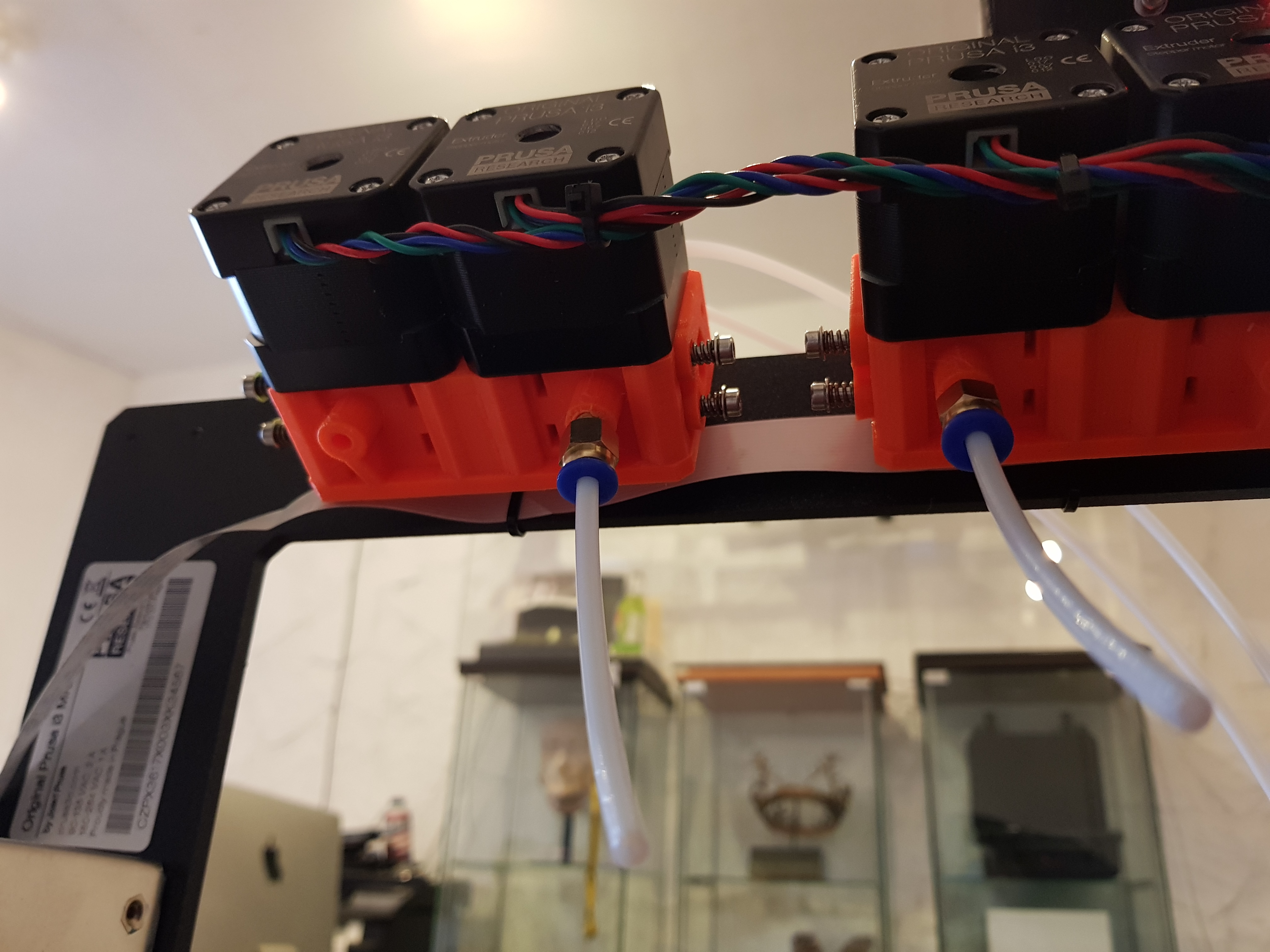 Raspberry Pi 7" Touch Display Mount for Prusa MK2S MultiMaterial MMU
