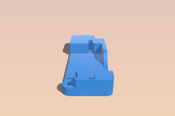 WPL B-1 Servo Mount - ES08MA _ MG90 Servo | 3d print model