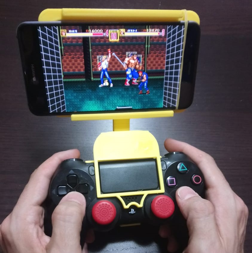 phone grip with ps4 dualshock