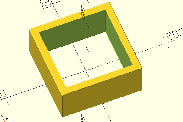 Customizable Wall-Hanging Display Cube Shadow Box | 3d print model