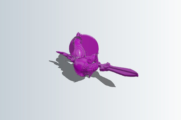 Dragonborn sword scan | 3d print model