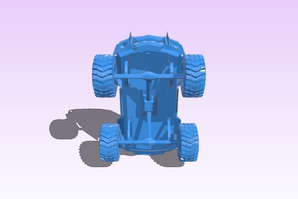 Car race bigfoot | 3d print model