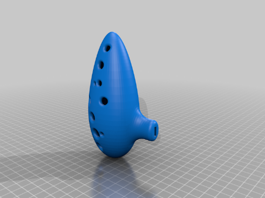 Basic Working 12 Hole Ocarina | 3d print model