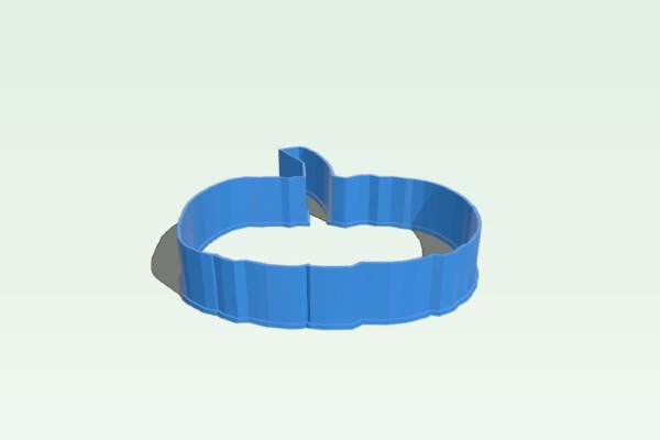 Pumpkin Medium (Cookie Cutter) | 3d print model