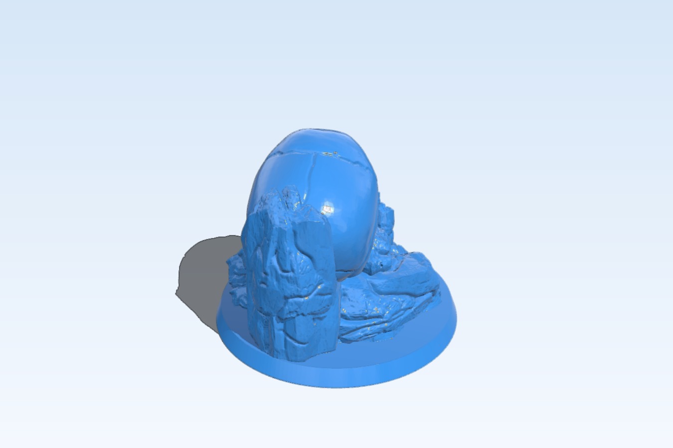 Rock Skull Pillar