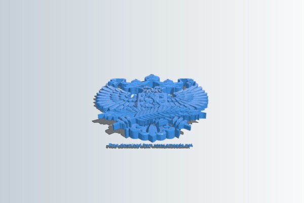 Eagle coat of arms | 3d print model
