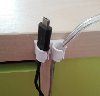 Cable holder that works (3-5 mm cables) | 3d print model