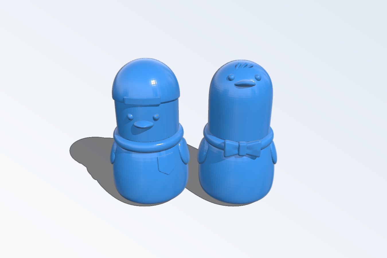 Bird shaped salt and pepper shakers