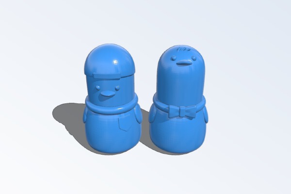 Bird shaped salt and pepper shakers | 3d print model
