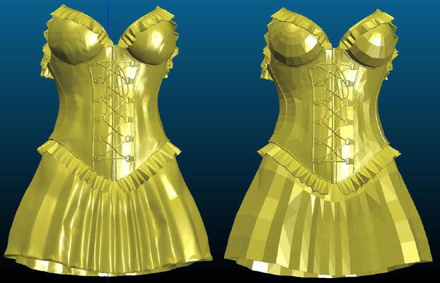 Brianna's corset and boots - Remixed - High-poly version | 3d print model