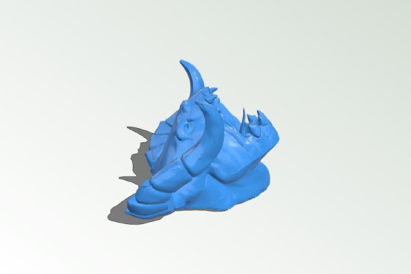 Fallout- Deathclaw head | 3d print model