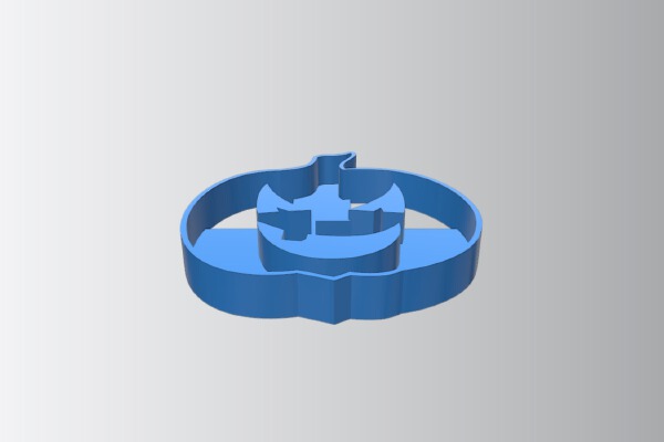 Pumpkin Halloween Cookie Cutter | 3d print model
