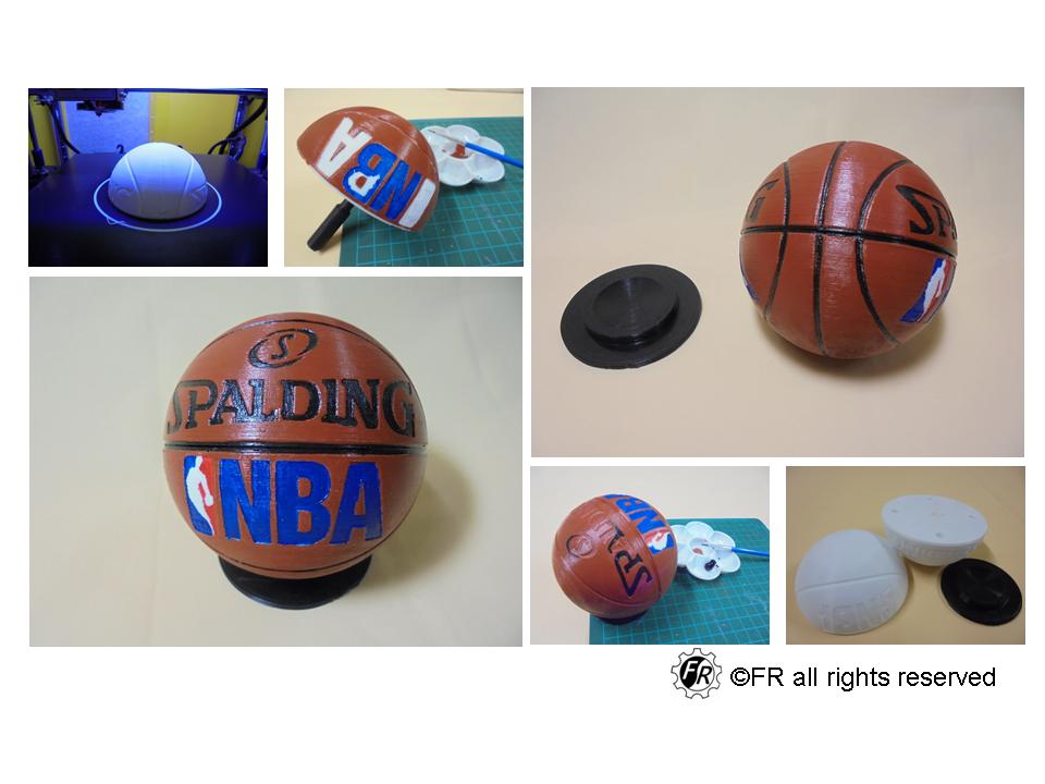 NBA spalding basketball + ball base_NBA斯伯丁籃球+球架
