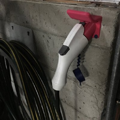 electric car plug hanger | 3d print model