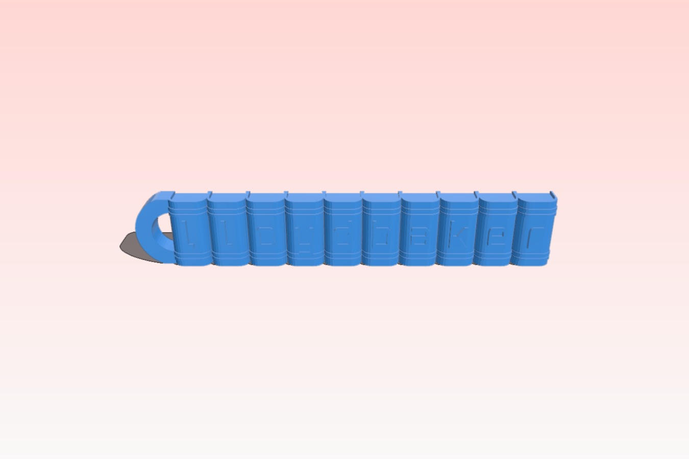 lloyd key ring orange