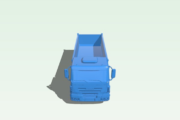 Dump truck iveco | 3d print model