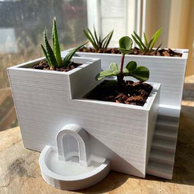 Santorini Succulent Planter | 3d print model
