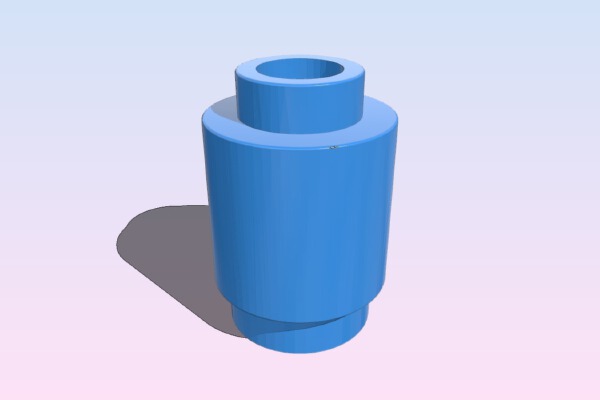 Lego 1 x 1 Round Brick | 3d print model