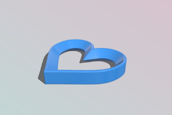 Heart of love | 3d print model