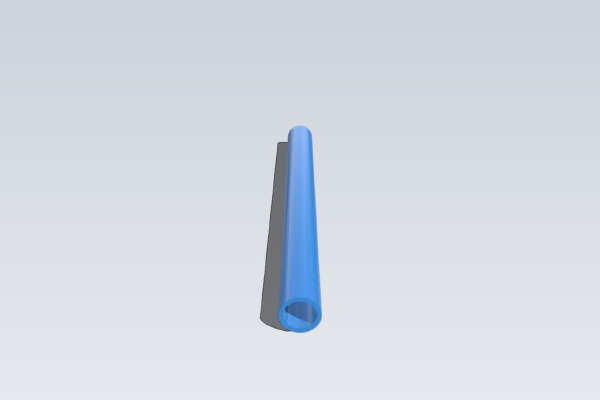 Nerf Barrel Attachment (Nerf Dart Blowgun) | 3d print model