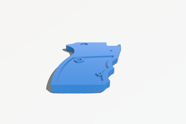 Bersa Thunder 380CC "Fat-Man" Grips | 3d print model