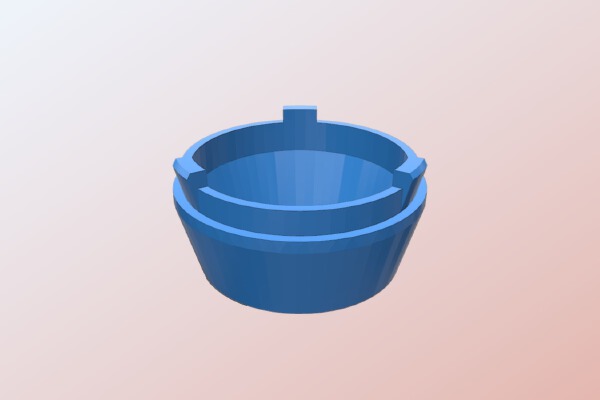 60mm Wheel Center Cap | 3d print model