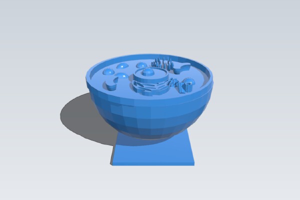 Animal cell complete model | 3d print model