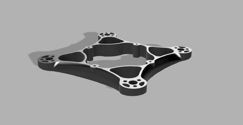 Bare Bones 65mm Frame for 0603's. | 3d print model