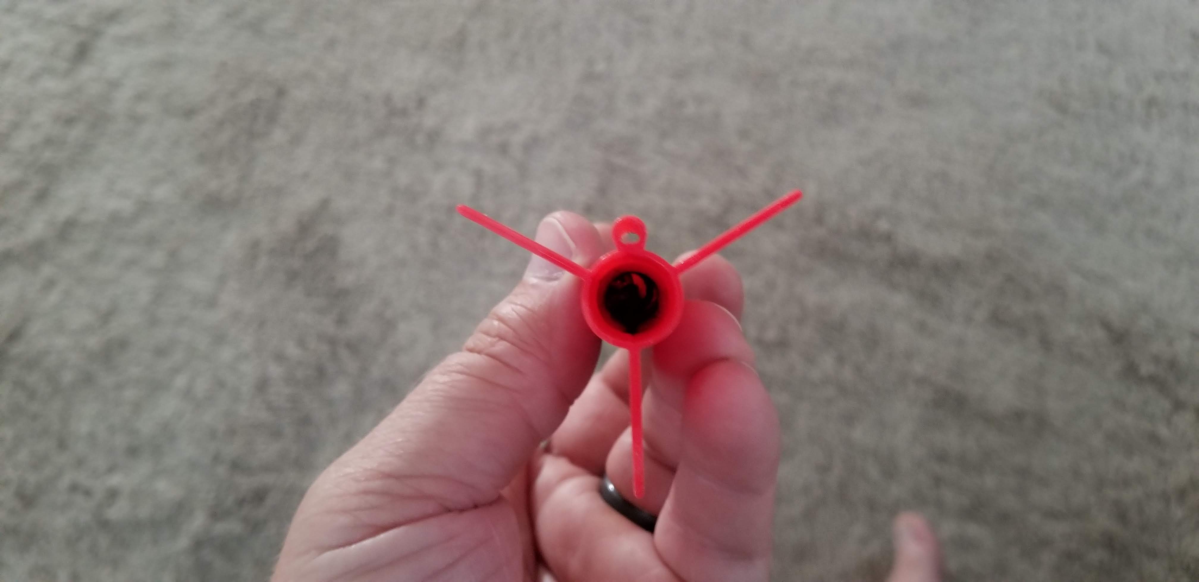 13mm Estes Mini Spiralize printed Rocket with (3) different Fin-Types