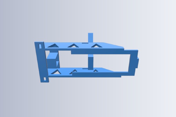 3S Lipo (Rhino) battery holder for Spyda 500 Deejay Quadcopter (Incl. Solidworks file) | 3d print model