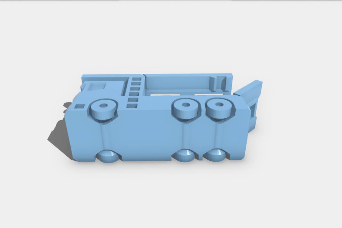 Tiny Car Carrier in egg | 3d print model