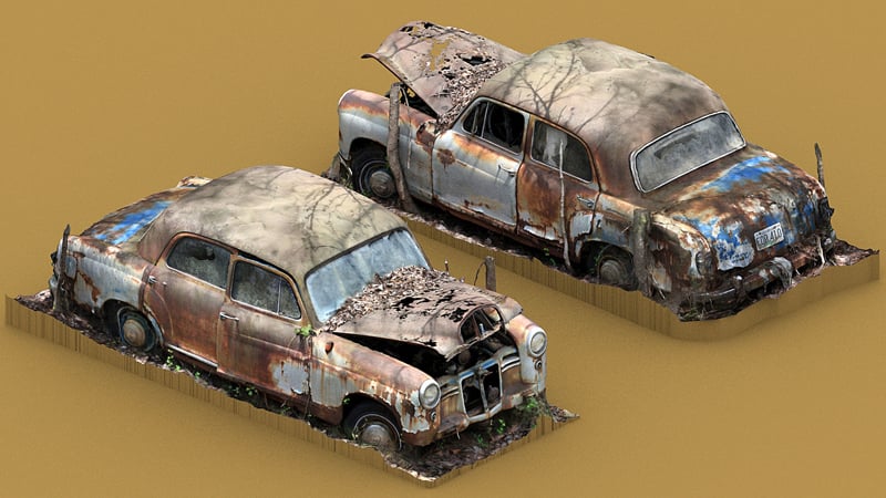 Mercedes-Benz 180 (W120) broken
