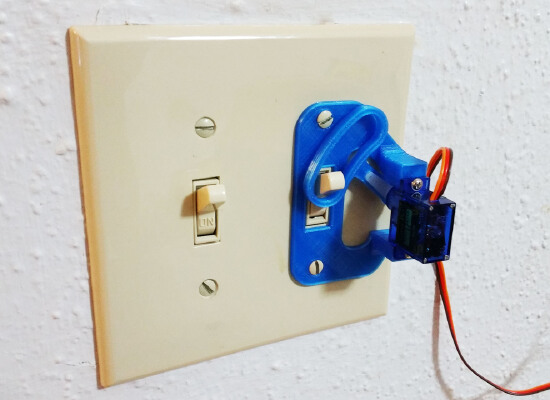 Servo Switch Plate Mount | 3d print model