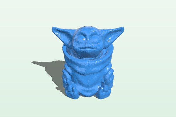 Baby Yoda tire valve cap | 3d print model