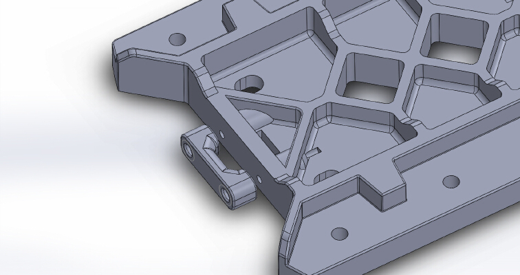 Tevo Tarantula Bed Support V2 with integrated belt tensioners | 3d print model