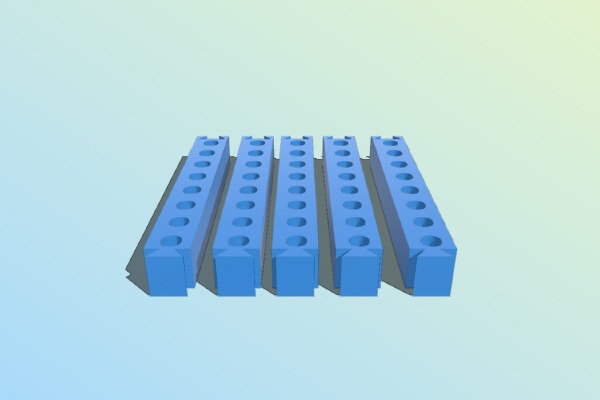 Small Expandable Peg Loom | 3d print model