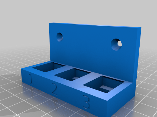 Wallmounted keystone | 3d print model